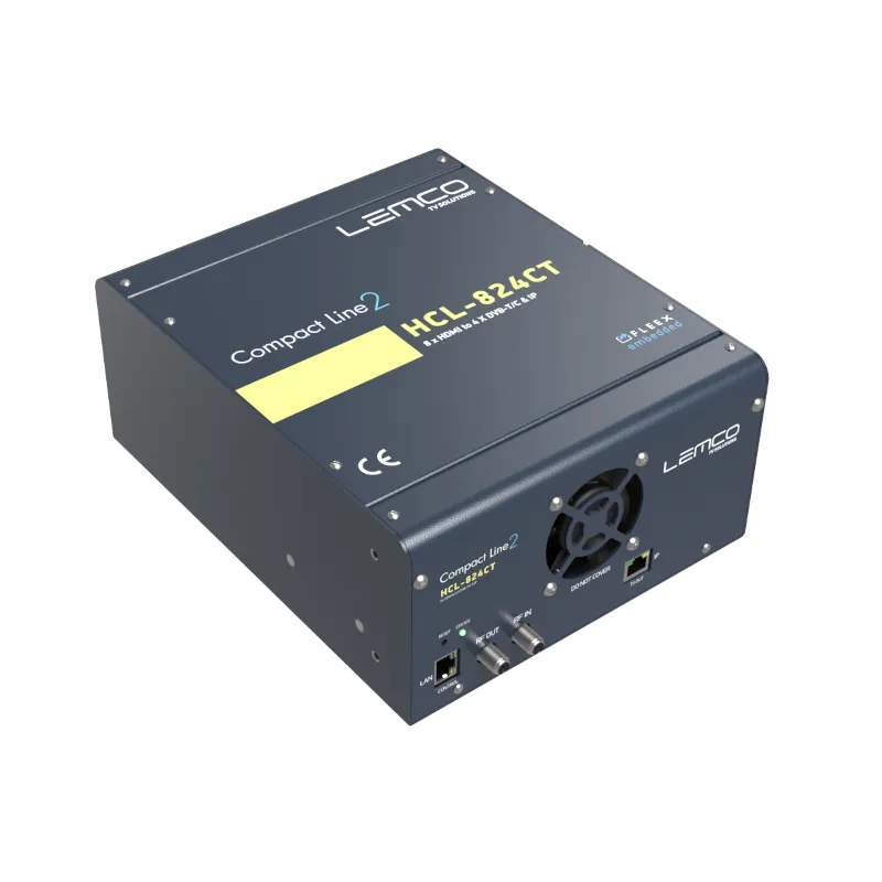 Enkoder HDMI do hotelu — profesjonalne urządzenie konwertujące sygnał DVB-T2 HEVC na format RF lub IP dla telewizorów hotelowych
