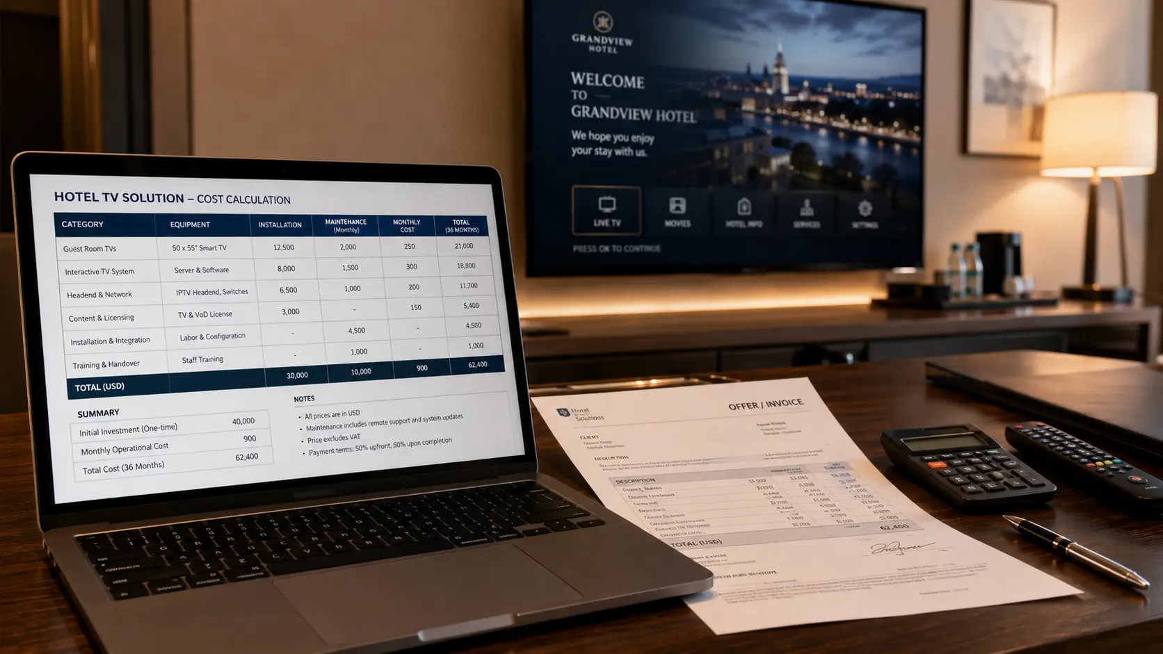 How to Reduce Hotel Television Costs Without Compromising Quality