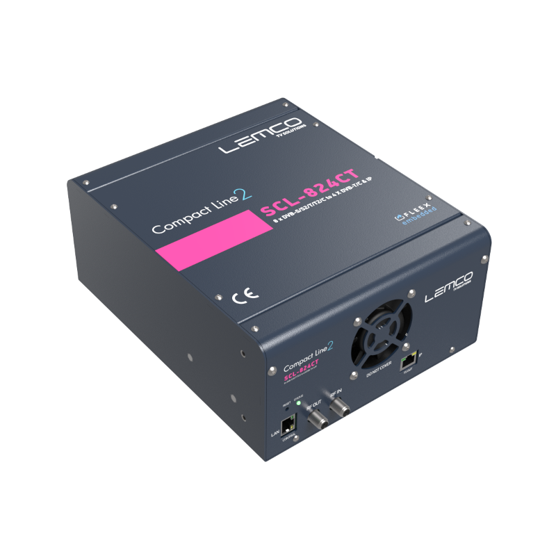 Stacja czołowa IPTV - DVB-T/C Lemco SCL 824CT