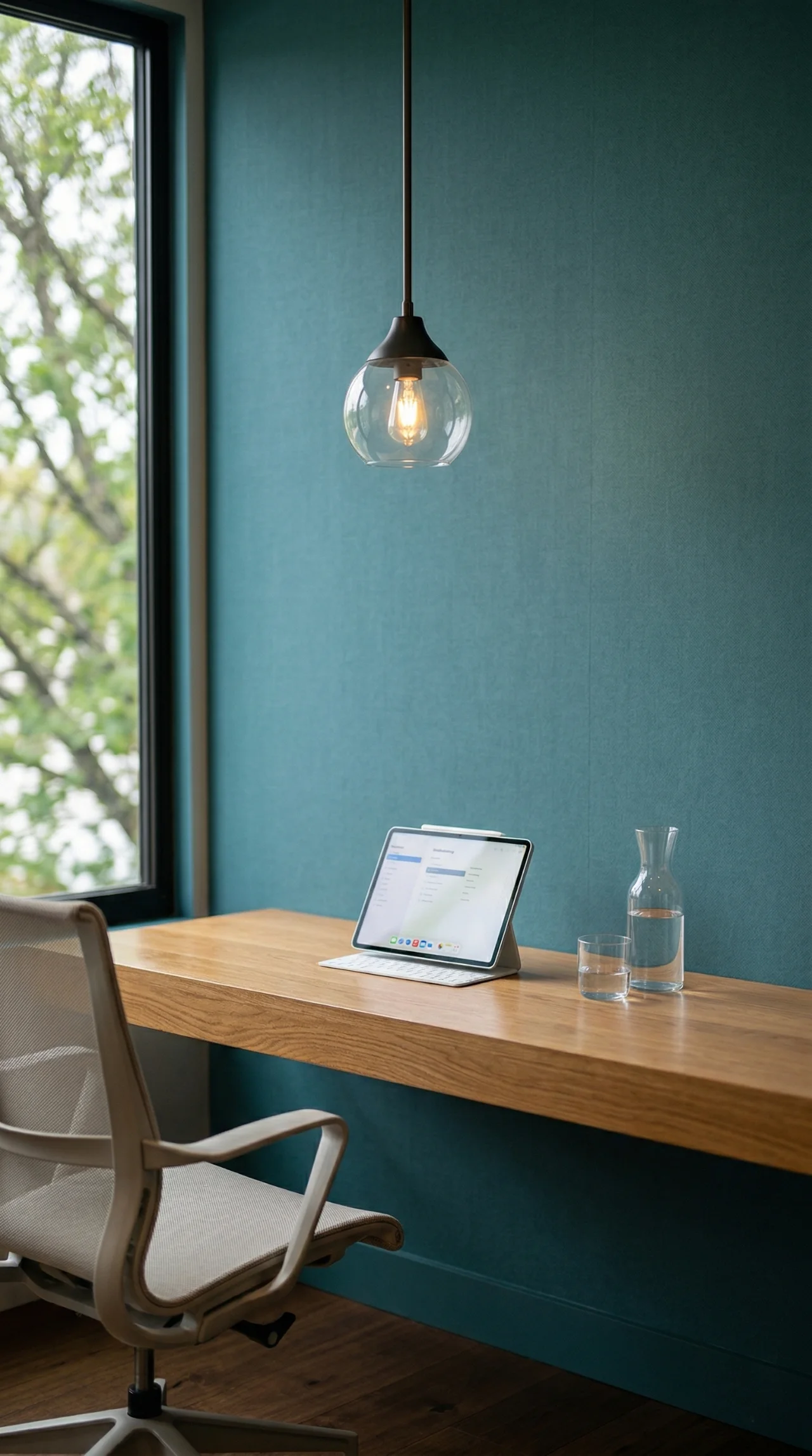 Modern office with enterprise WiFi infrastructure