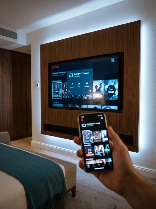Chromecast w hotelu