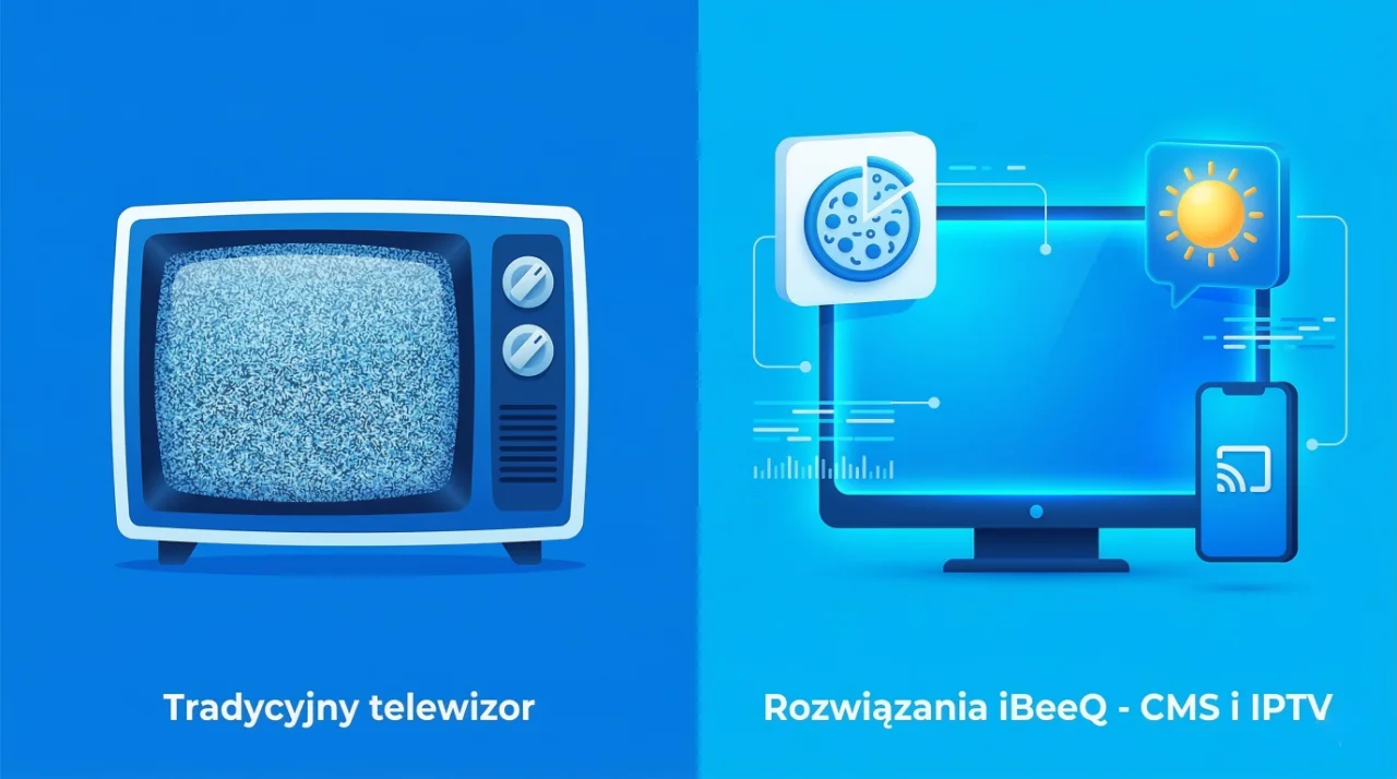 Porównanie: tradycyjna telewizja vs system CMS w hotelu